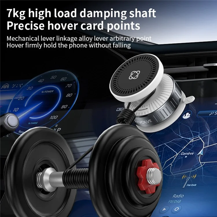Z3 Car Phone Holder Magnetic Suction Cup Dashboard Mount Multi-Functional Navigation Stand