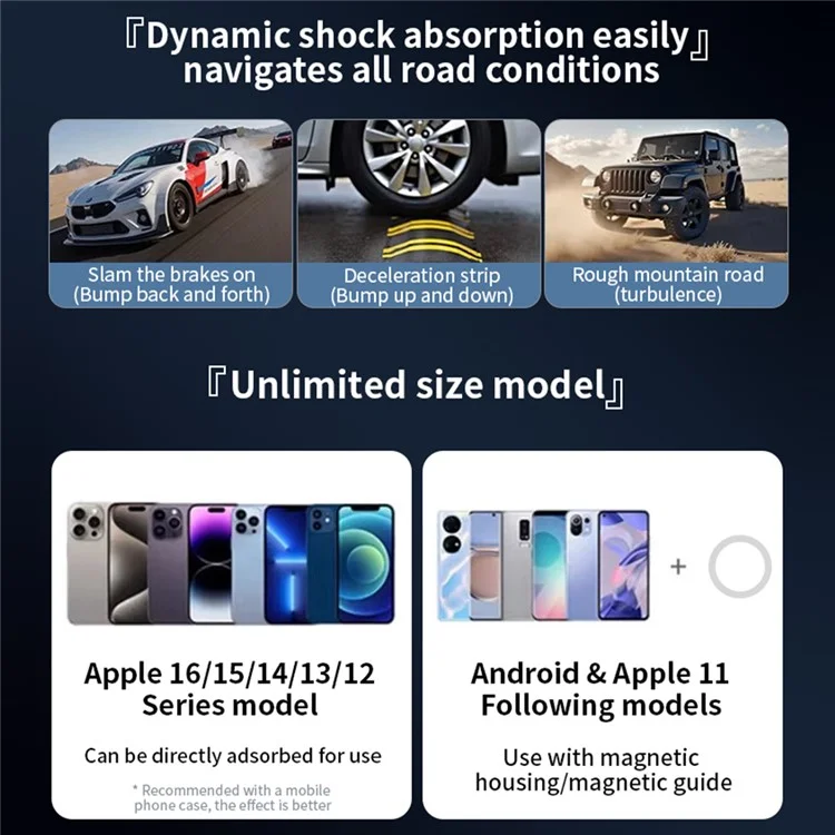Z3 Car Phone Holder Magnetic Suction Cup Dashboard Mount Multi-Functional Navigation Stand