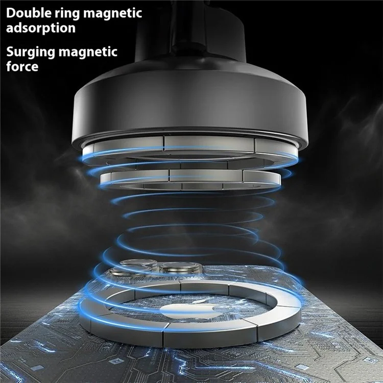 X037 Short Type Compatible with MagSafe Car Phone Holder Suction Cup Base Long Arm Cellphone Bracket
