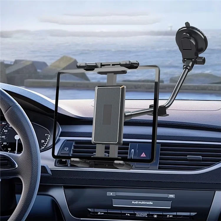 X034PAD Suction Cup Base Flexible Gooseneck Phone Holder Bracket for Car Windshield Dashboard