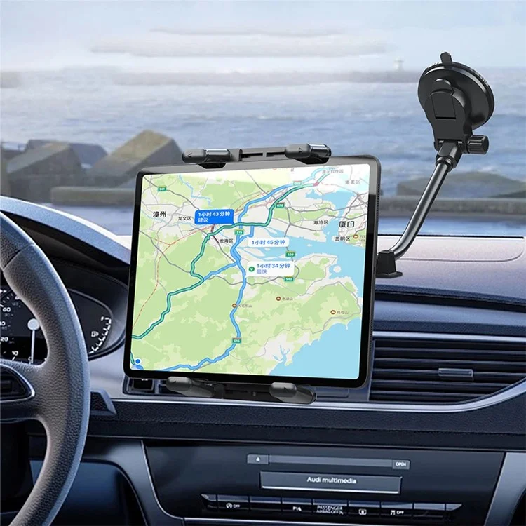 X034PAD Suction Cup Base Flexible Gooseneck Phone Holder Bracket for Car Windshield Dashboard