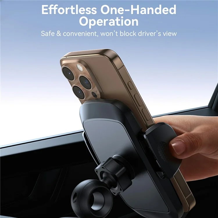 JOYROOM JR-ZS259 Car Dashboard Phone Holder Mount 3-Claw Mechanical Arm Adjustable for 4.7-7 Inch Devices