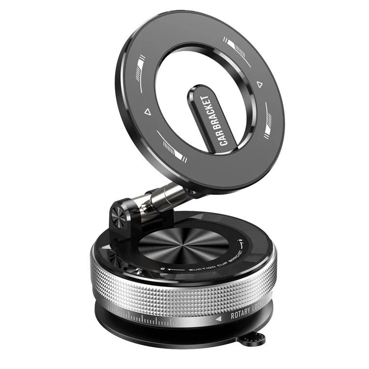 SD08 Multifunctional Vacuum Suction Phone Holder 360 Degree Rotation Magnetic Car Mount Foldable Stand