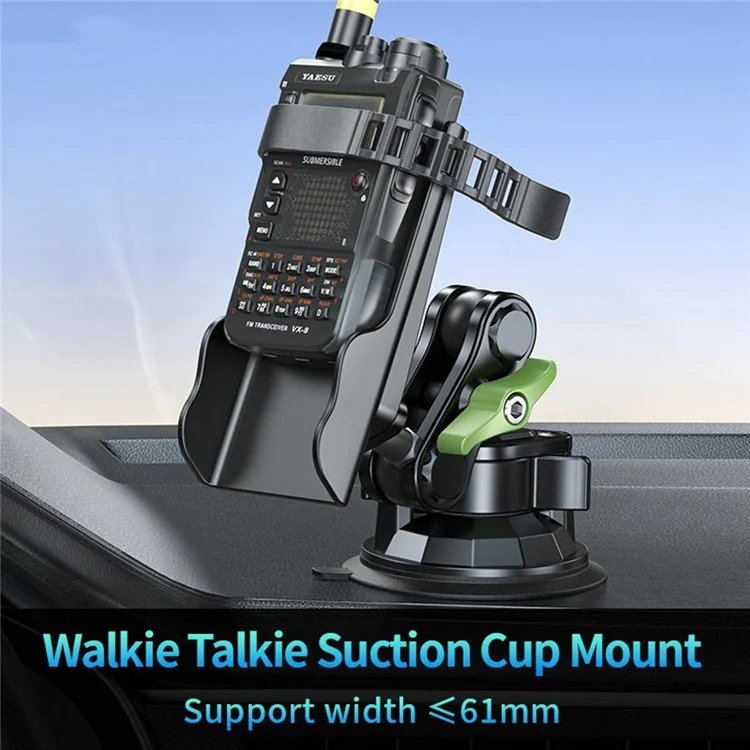 LANPARTE RBA-WT01N Drahtloser Intercom Saugnapfhalterung Universelle Halterung für Walkie-Talkie