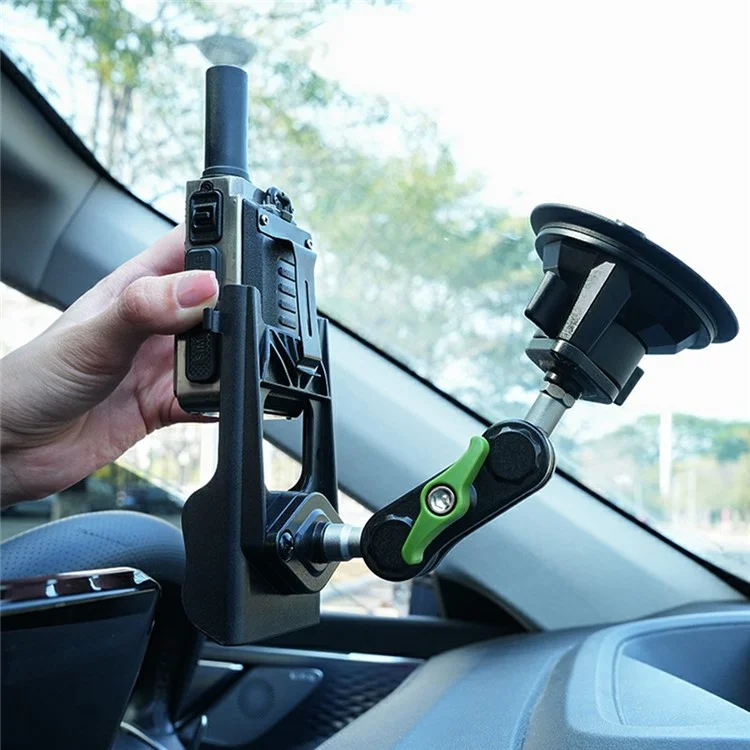 LANPARTE RBA-WT01N Drahtloser Intercom Saugnapfhalterung Universelle Halterung für Walkie-Talkie