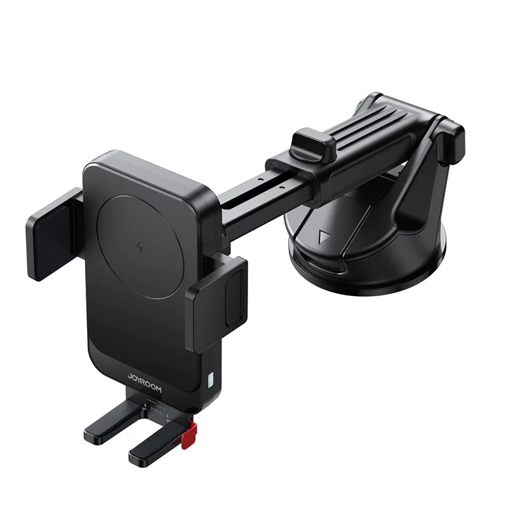 Soporte de carga inalámbrica para coche JOYROOM JR-ZS241S con montaje en salpicadero, cargador rápido de 15W para móvil - Negro