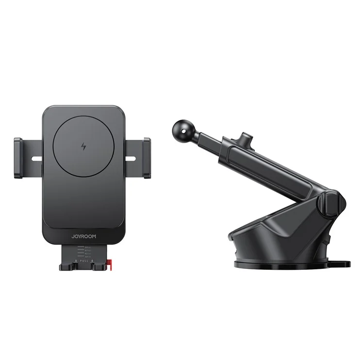Soporte de carga inalámbrica para coche JOYROOM JR-ZS241S con montaje en salpicadero, cargador rápido de 15W para móvil - Negro