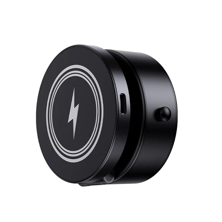 D1 Electric Vacuum Suction Multi Angle Rotating Car Phone Holder 15W Wireless Charging Magnetic Mount for Smartphones
