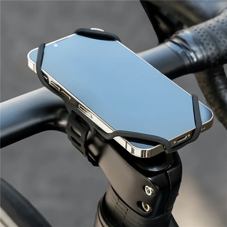 Support de téléphone en silicone pour vélo électrique ROCKBROS avec support de navigation à libération rapide