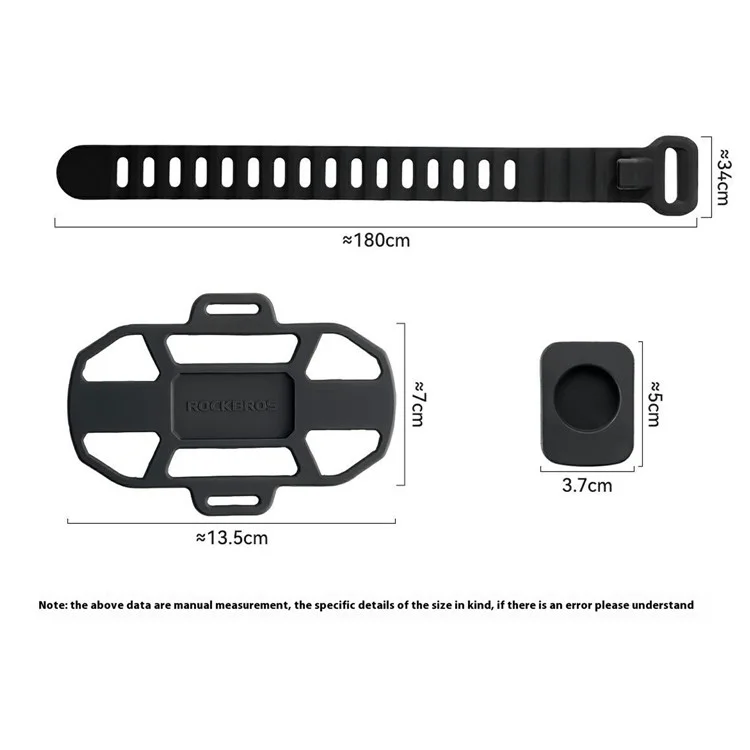Support de téléphone en silicone pour vélo électrique ROCKBROS avec support de navigation à libération rapide