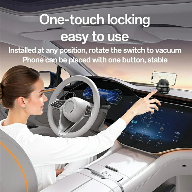 YESIDO C272 Suporte de Telefone para Carro Rotação de 360 Graus Montagem no Painel Ajustável