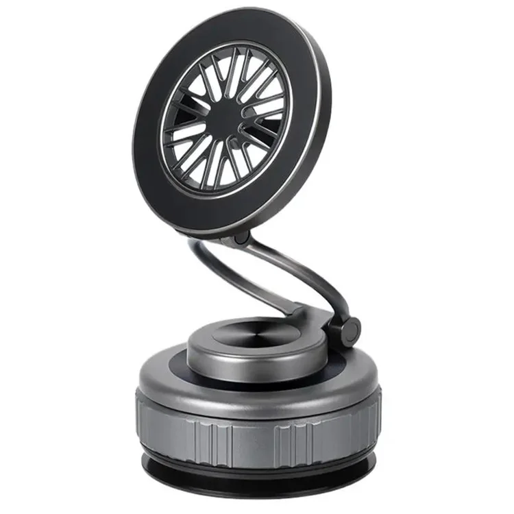 G511 Foldable Car Phone Mount 360 Degree Rotatable Magnetic Holder Suction Cup Stand - Tarnish