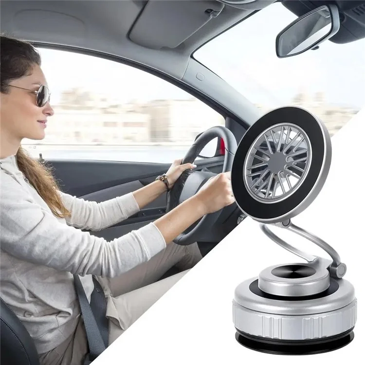 G511 Foldable Car Phone Mount 360 Degree Rotatable Magnetic Holder Suction Cup Stand - Tarnish