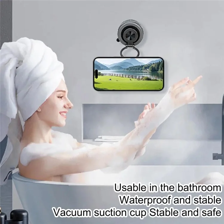 G511 Foldable Car Phone Mount 360 Degree Rotatable Magnetic Holder Suction Cup Stand - Tarnish