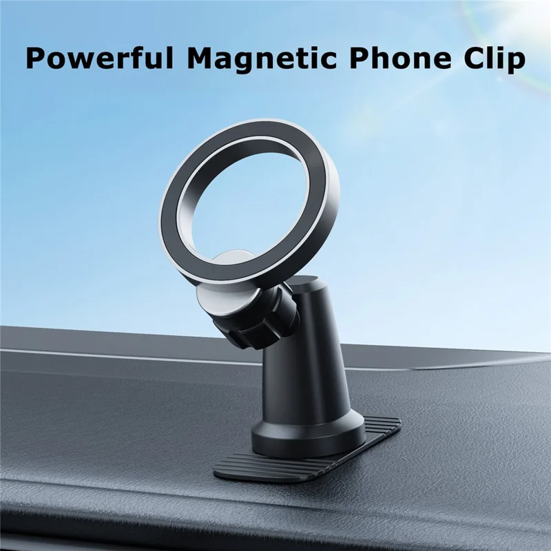 CZ-156B Car Dashboard Adhesive Mount Magnetic Phone Holder 360 Degree Rotation Cellphone Stand