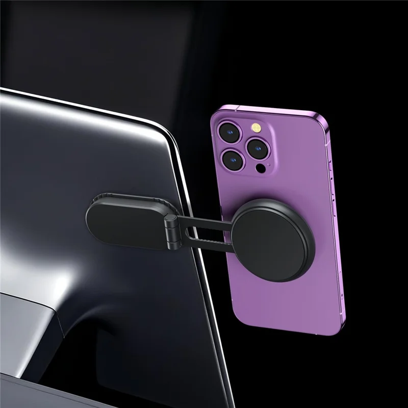 MA-151P Compatible with MagSafe Car Phone Holder Retractable Cellphone Bracket Adhesive Mount Folding Stand