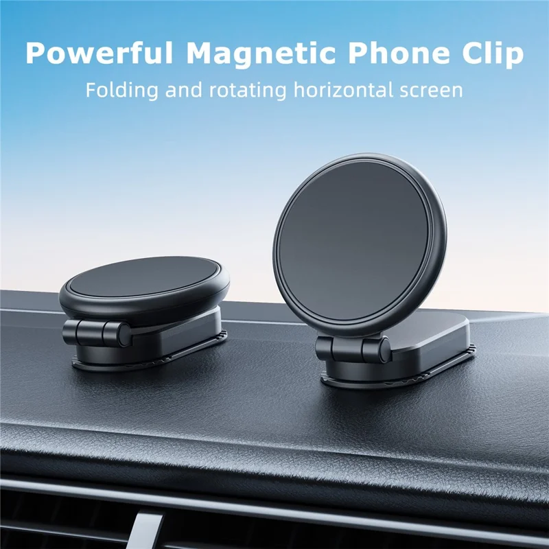 MA-151P Compatible with MagSafe Car Phone Holder Retractable Cellphone Bracket Adhesive Mount Folding Stand