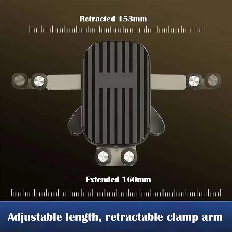 175 Auto Gravity Support Air Vent Mount Car Phone Holder for Foldable Screen Phones Bracket