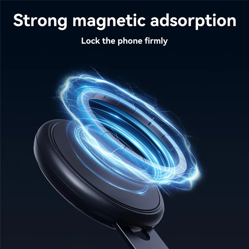 MA-151M Vacuum Suction Cup Mount Foldable Magnetic Phone Holder Retractable Car Cellphone Bracket