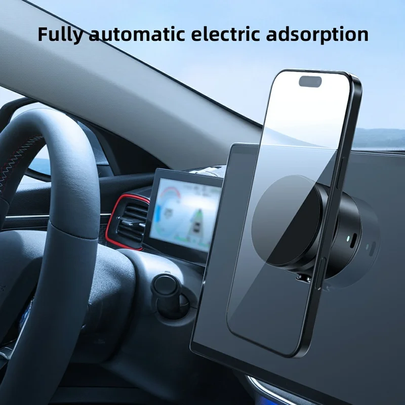 Support de téléphone R-JUST CZ21 avec ventouse télescopique et rotation à 360 degrés pour voiture
