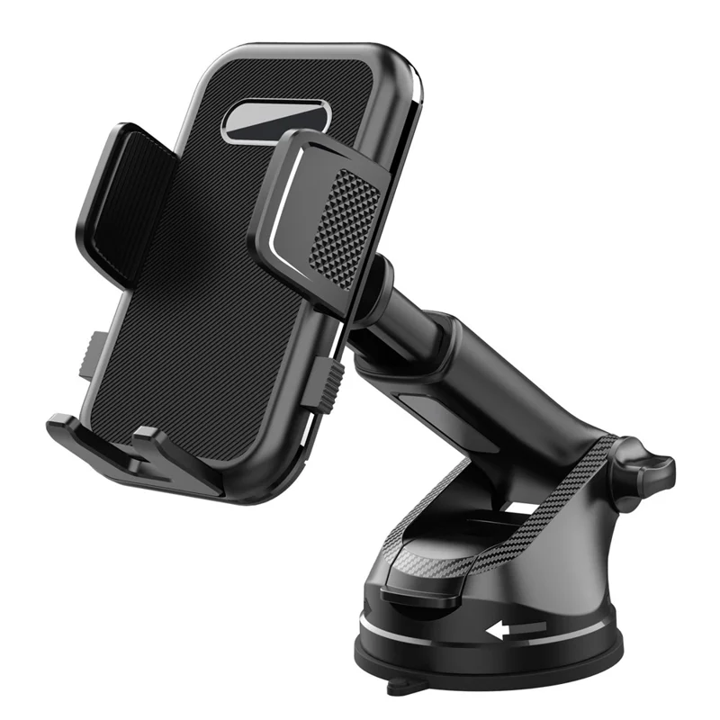 Support de téléphone pour voiture ML239 à rotation 360 degrés avec bras télescopique et base à ventouse pour smartphone