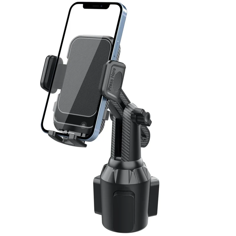 ML238 Adjustable Long Neck Car Cup Holder Phone Mount 360 Degree Rotation Universal Smartphone Stand