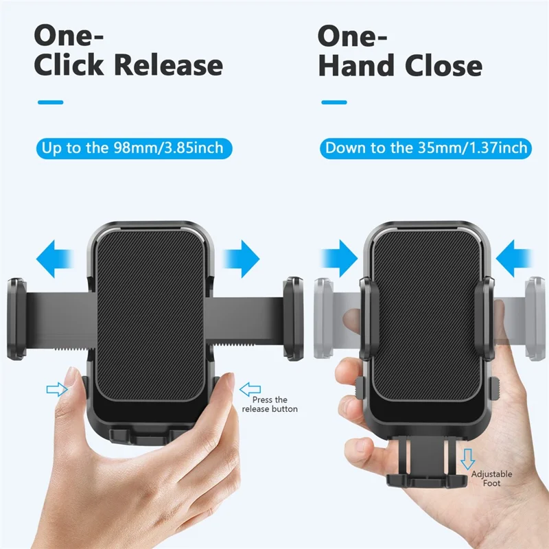 ML238 Adjustable Long Neck Car Cup Holder Phone Mount 360 Degree Rotation Universal Smartphone Stand