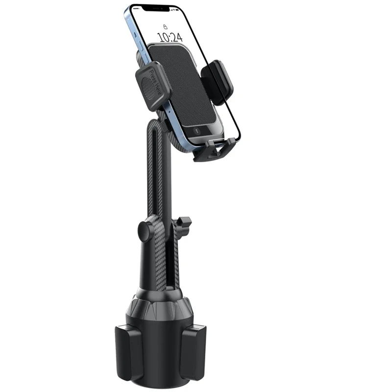 ML238 Adjustable Long Neck Car Cup Holder Phone Mount 360 Degree Rotation Universal Smartphone Stand