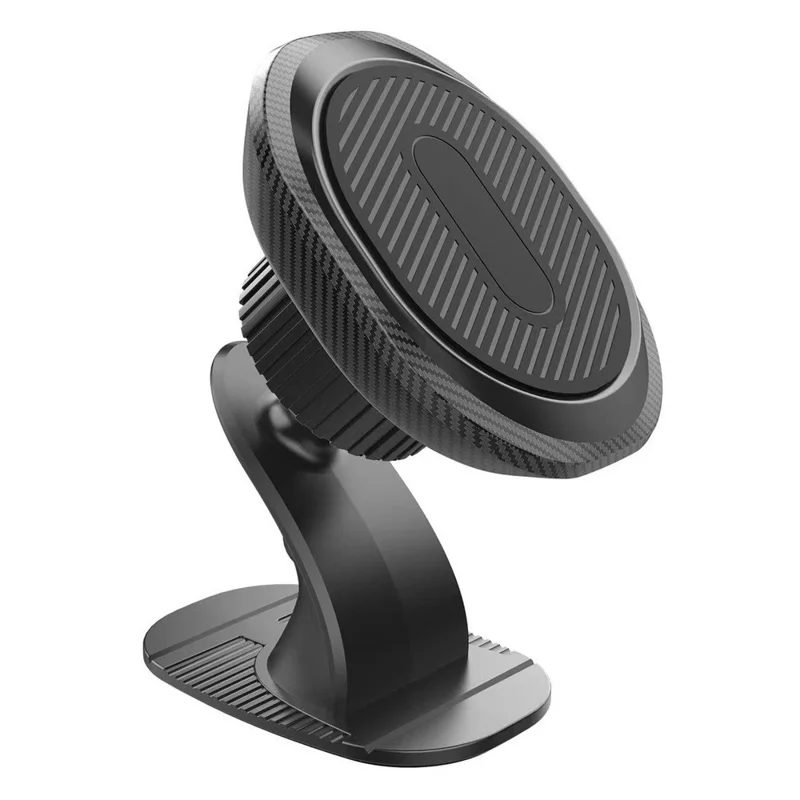ML180 360 Degree Rotation Car Dashboard Mount Oval Magnetic Phone Holder Bracket with Adhesive Base