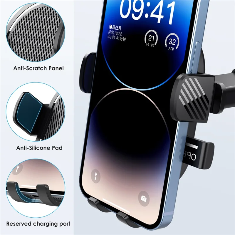 ML229 Suction Cup Mount Extendable Arm Adjustable Phone Holder for Car Dashboard / Windshield