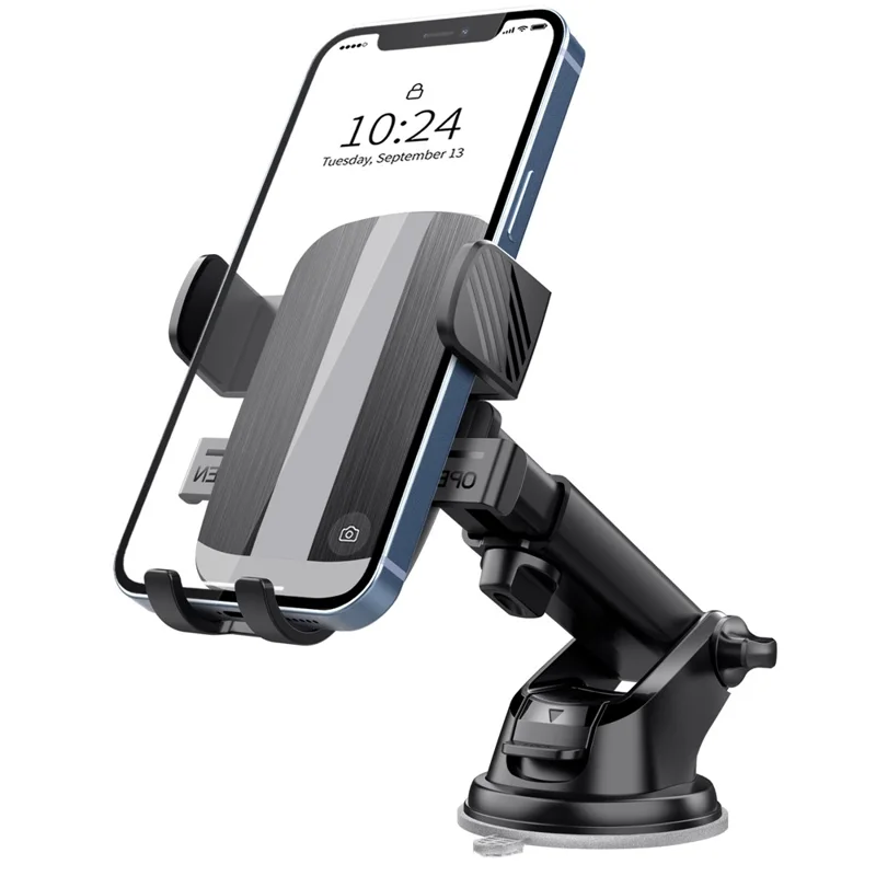 ML227 For Car Dashboard / Windshield 360 Degree Rotation Suction Cup Base Phone Holder with Extendable Arm
