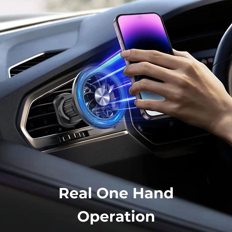 ML216 Magnetic Phone Holder 360 Degree Rotation Car Air Vent Mount Cellphone Bracket