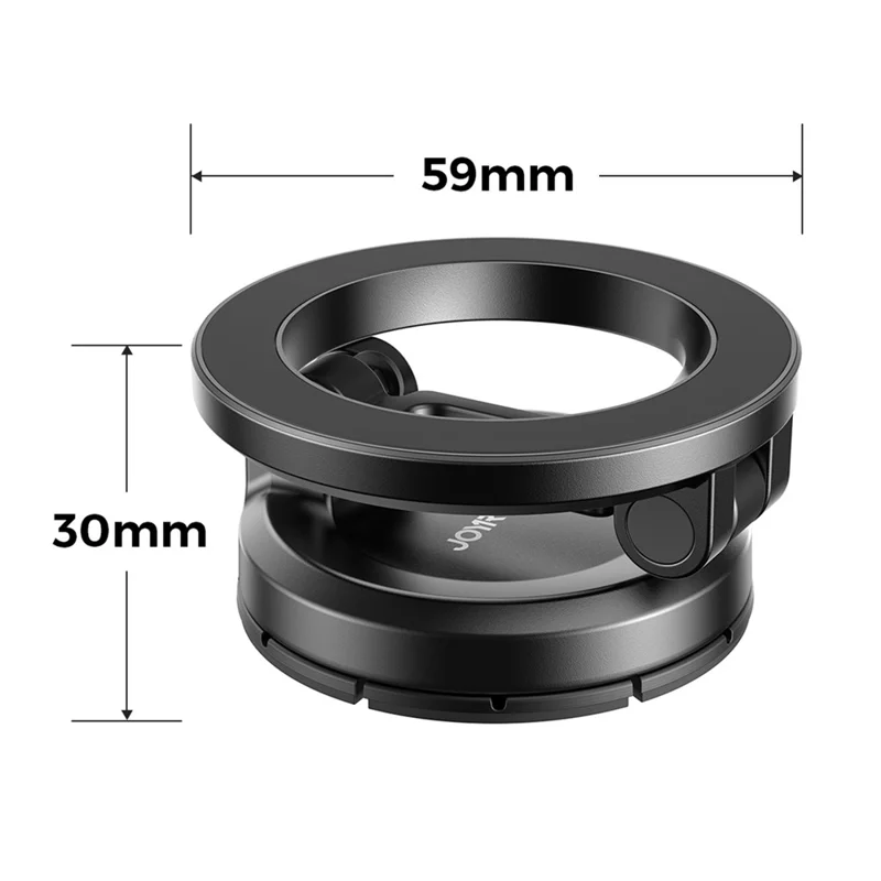 Suporte Veicular JOYROOM JR-ZS505 Compatível com MagSafe, Dobrável, Suporte Magnético com Rotação de 360°