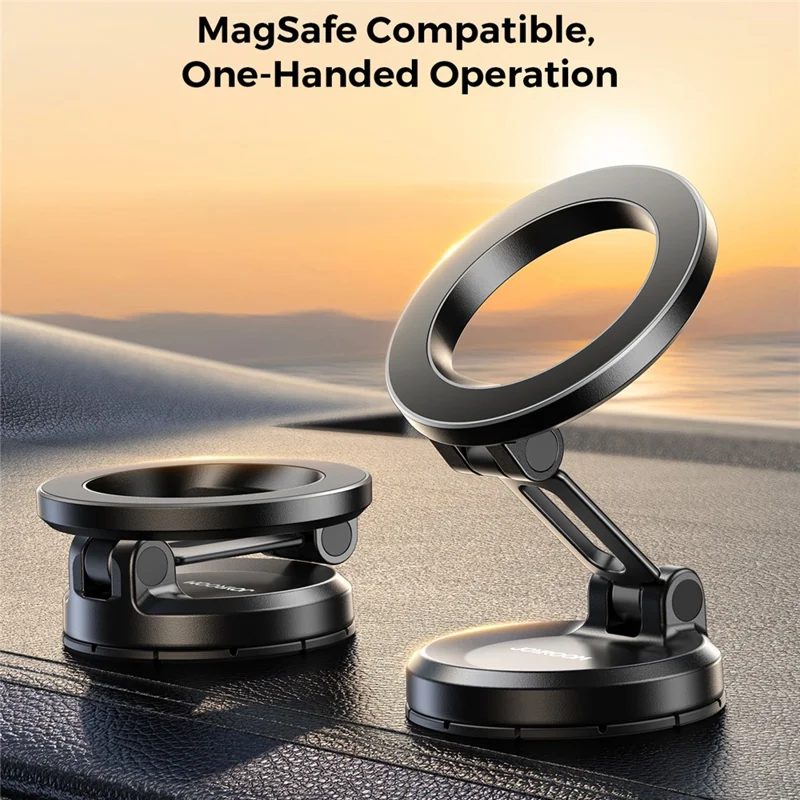 Suporte Veicular JOYROOM JR-ZS505 Compatível com MagSafe, Dobrável, Suporte Magnético com Rotação de 360°