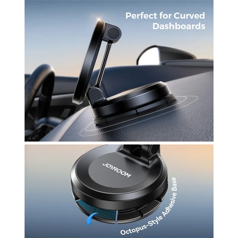Suporte Veicular JOYROOM JR-ZS505 Compatível com MagSafe, Dobrável, Suporte Magnético com Rotação de 360°