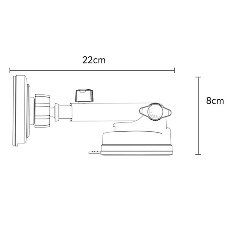 YESIDO DS30 2 in 1 Qi 2.0 Car Wireless Charger 15W Fast Charging Magnetic Phone Holder Bracket
