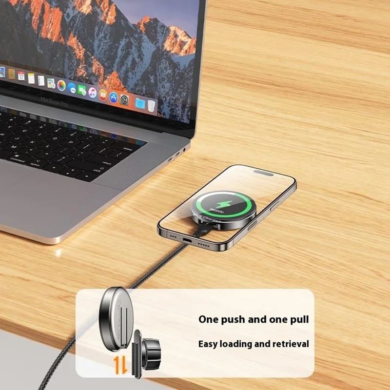 YESIDO DS30 2 in 1 Qi 2.0 Car Wireless Charger 15W Fast Charging Magnetic Phone Holder Bracket