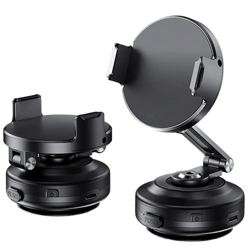 X64J Vacuum Suction Car Phone Mount Dashboard Foldable Cellphone Navigation Stand
