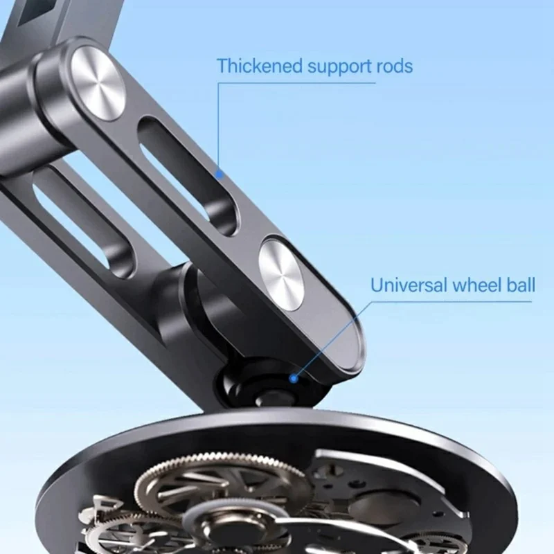 Z18 Aluminum Alloy Car Phone Mount 360 Degree Rotation Anti Shake Magnetic Cellphone Holder