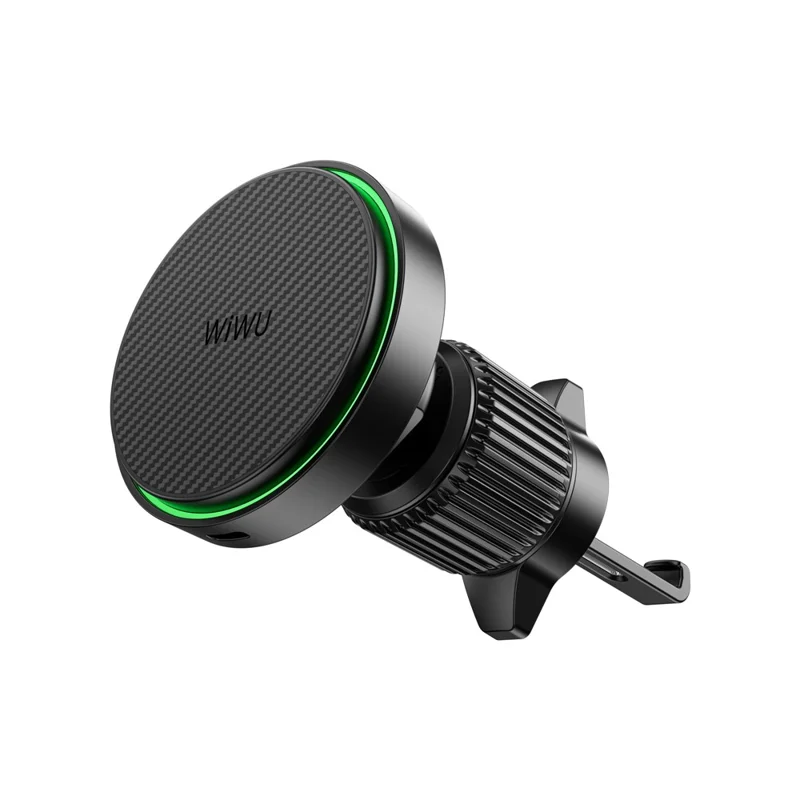 WIWU CH-325 Qi 2.0 Magnetic Car Wireless Charger 15W Fast Charging Air Vent Mount Bracket