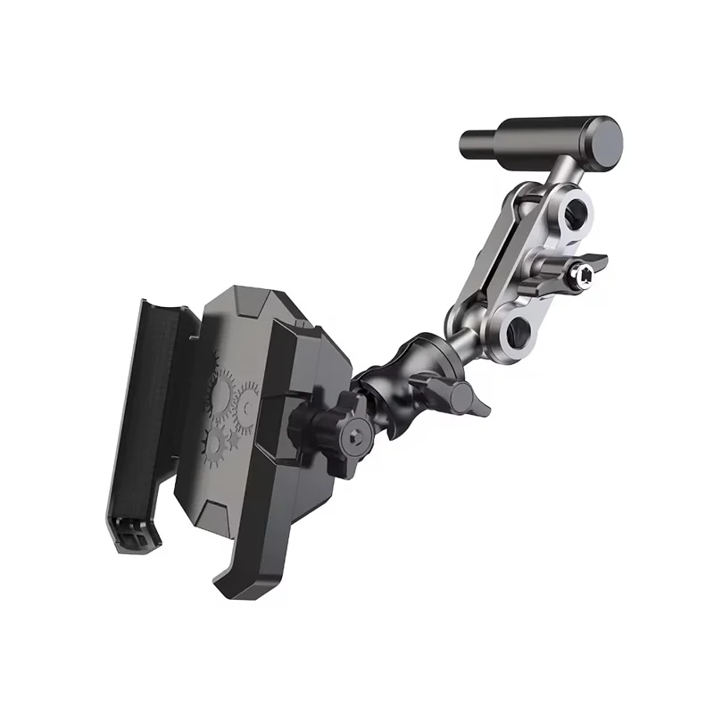 A037 Car Phone Mount for Land Cruiser / Prado / Tank 300 / 500 A-Pillar Adjustable Aluminum Alloy Cellphone Holder