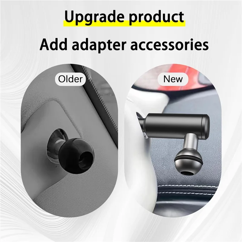 A037 Car Phone Mount for Land Cruiser / Prado / Tank 300 / 500 A-Pillar Adjustable Aluminum Alloy Cellphone Holder