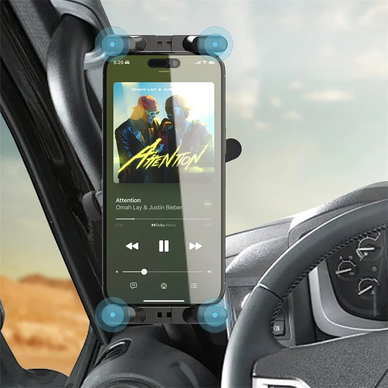 A006 360 Degree Rotatable Tablet Phone Mount Treadmill Spin Bike Vehicle Handle Installation Bracket