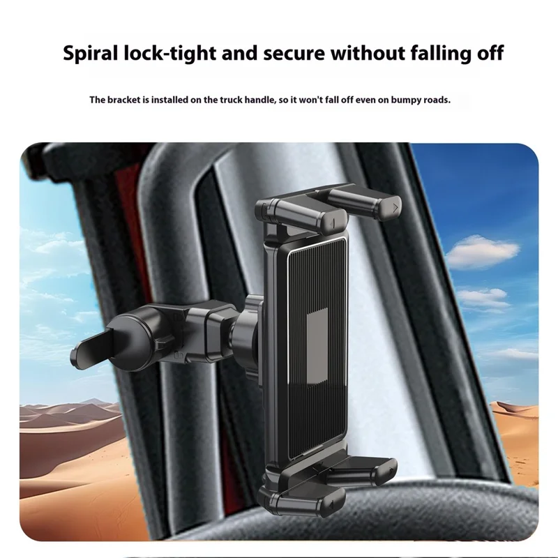 A006 360 Degree Rotatable Tablet Phone Mount Treadmill Spin Bike Vehicle Handle Installation Bracket