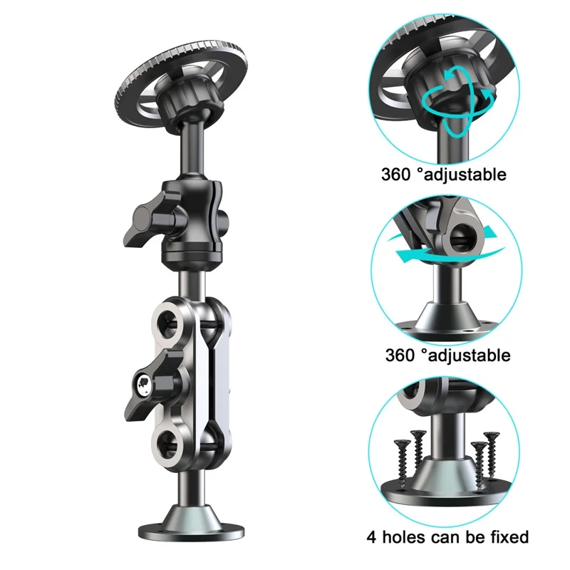 X038 Auto LKW Boot Armaturenbrett Robuster Magnetischer Telefonhalter 360 Grad Verstellbare Halterung