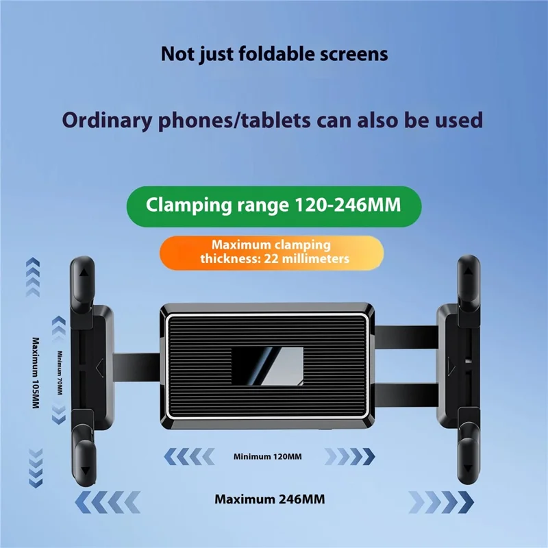 X039 Car Truck Boat Wall Mount Phone Holder Heavy Duty Adjustable Tablet Stand with Aluminum Drill Base