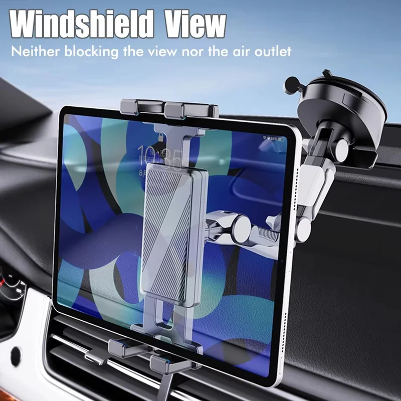 Suporte Universal X257 para Tablet e Celular em Carro e Caminhão com Braço Ajustável e Ventosa