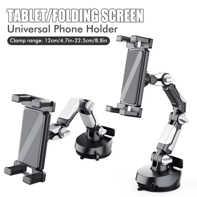 Suporte Universal X257 para Tablet e Celular em Carro e Caminhão com Braço Ajustável e Ventosa