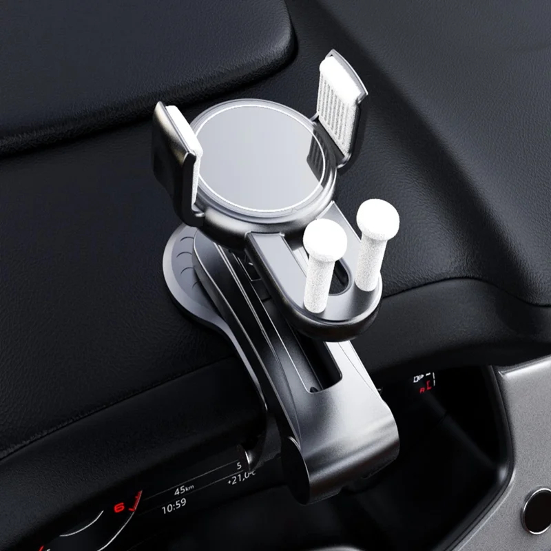 Support de téléphone multifonction pour tableau de bord de voiture YB25-3, support de navigation réglable en ABS