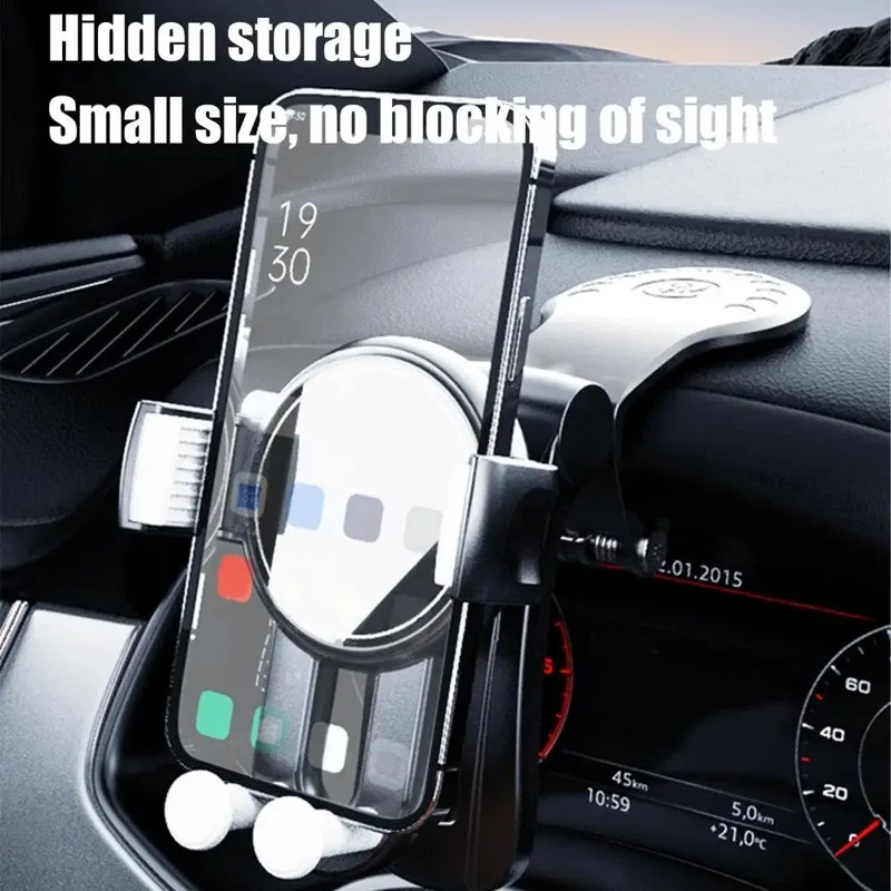 Support de téléphone multifonction pour tableau de bord de voiture YB25-3, support de navigation réglable en ABS